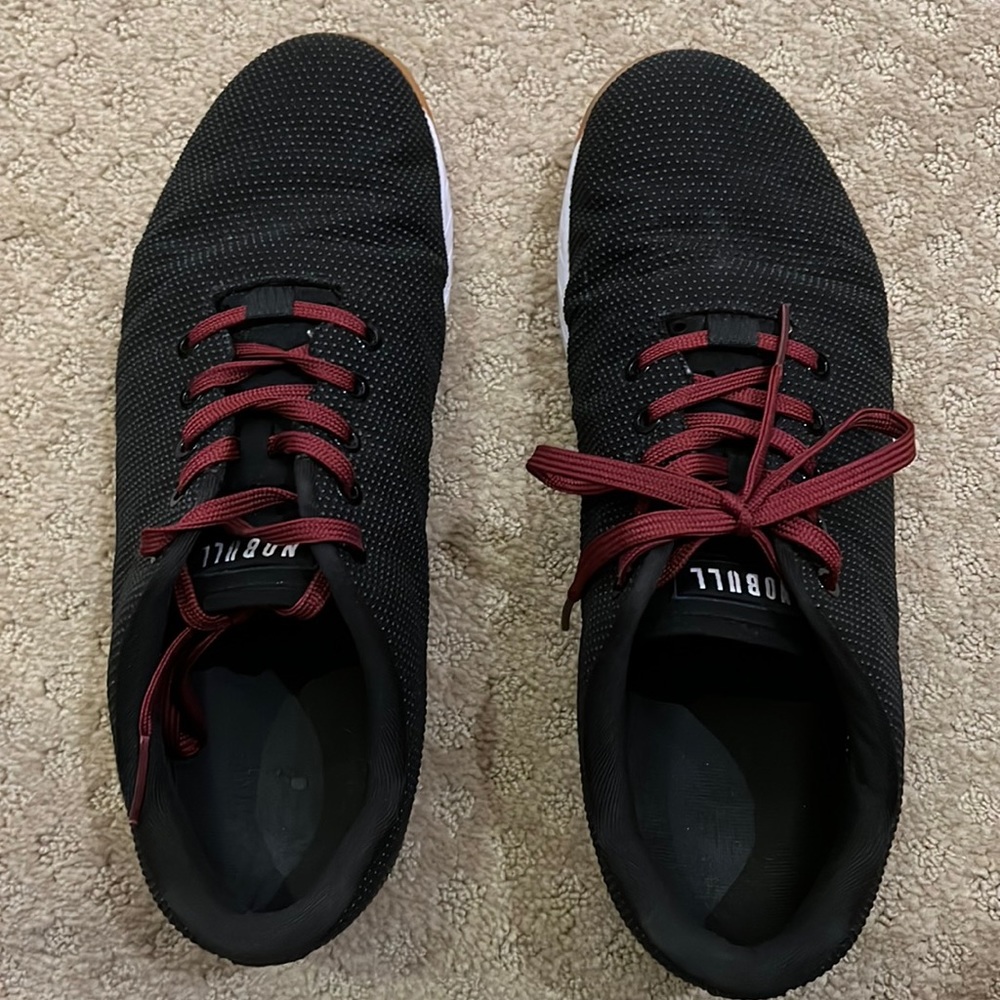 NOBULL black Men’s trainers. Size 12. Black.